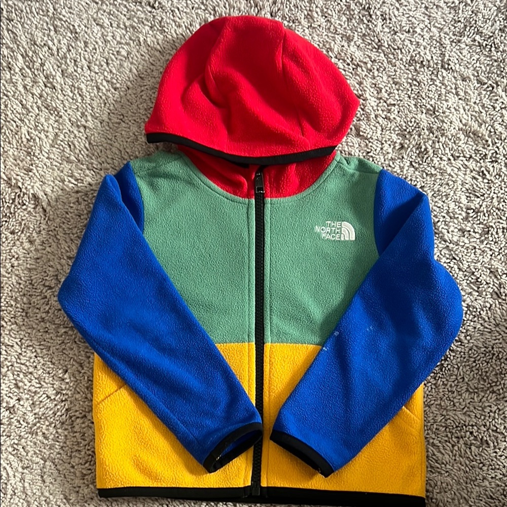 The North Face Kids Multicolor Fleece Hoodie